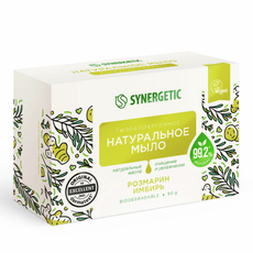 Мыло туалетное Synergetic Розмарин и имбирь, 90г