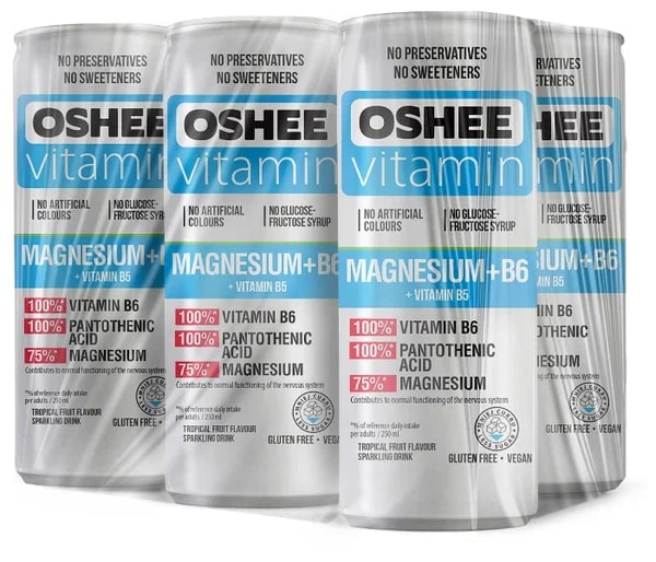 Напиток Oshee витаминный магний+B6, 250мл x 24 шт