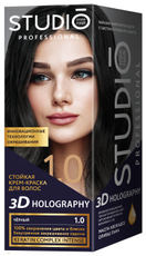 Крем-краска Studio Professional 1.0 черный, 120мл