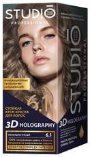 Крем-краска Studio Professional 6.1 пепельно-русый, 120мл