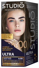 Крем-краска Studio Professional 6.00 натуральный темно-русый, 120мл
