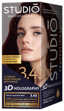 Крем-краска Studio Professional 3.45 темно-каштановый, 120мл