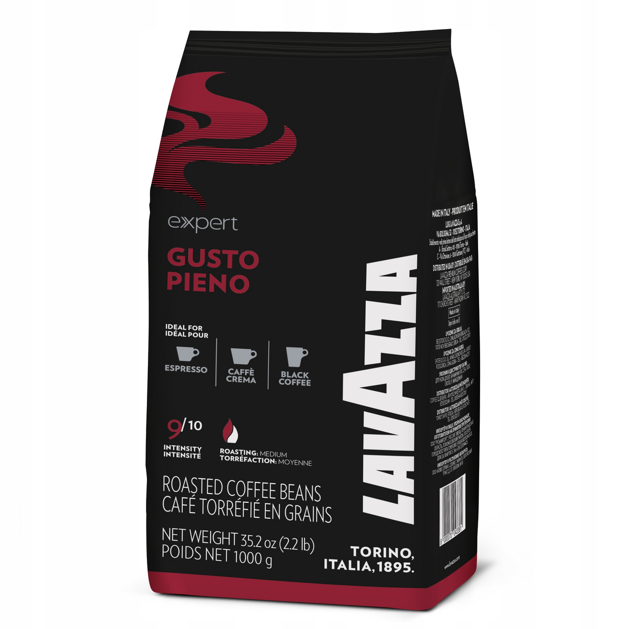 Кофе Lavazza Expert Gusto Pieno в зернах, 1кг