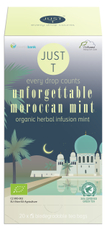 Чай Just T зеленый Unforget Morrocan mint (1г x 20шт), 20г