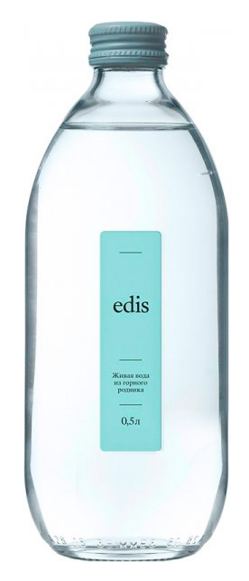 Изображение товара Вода Edis газированная 500 мл из горного источника