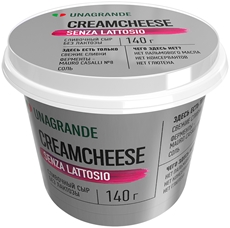 Сыр Unagrande кремчиз без лактозы 70%, 140г