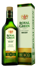 Виски Royal Green в подарочной упаковке, 0.75л