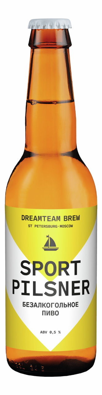 Пиво Dreamteam Brew Port Pilsner безалкогольное, 0.33л