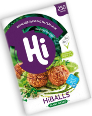 Фрикадельки Hi Hiballs Халяль растительные замороженные, 250г