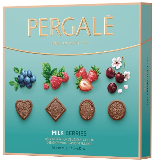 Набор Pergale подарочный конфеты вишнево-ягодная коллекция, 117г
