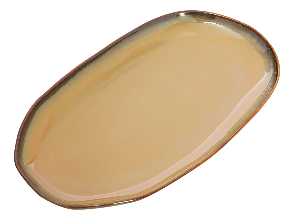 Блюдо овальное Ivlev Chef Beige, 36 х 26см