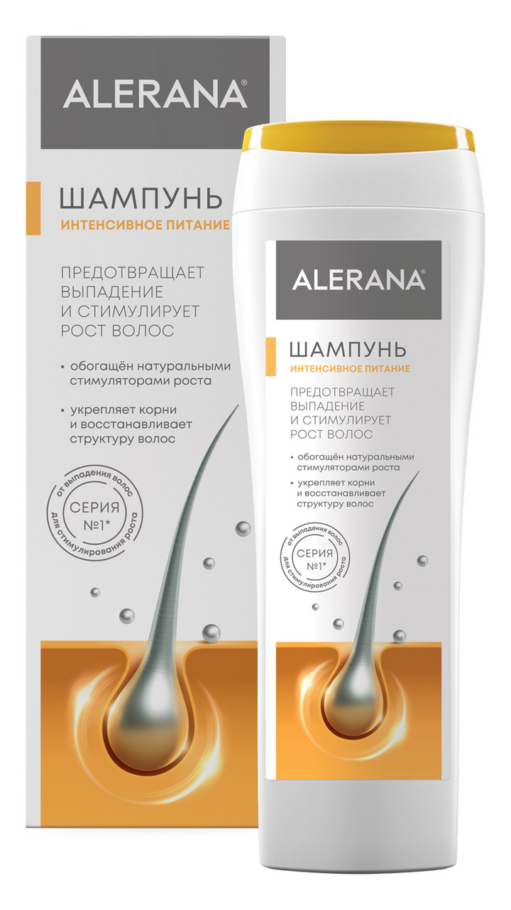 Изображение товара Шампунь Alerana интенсивное питание, 250мл