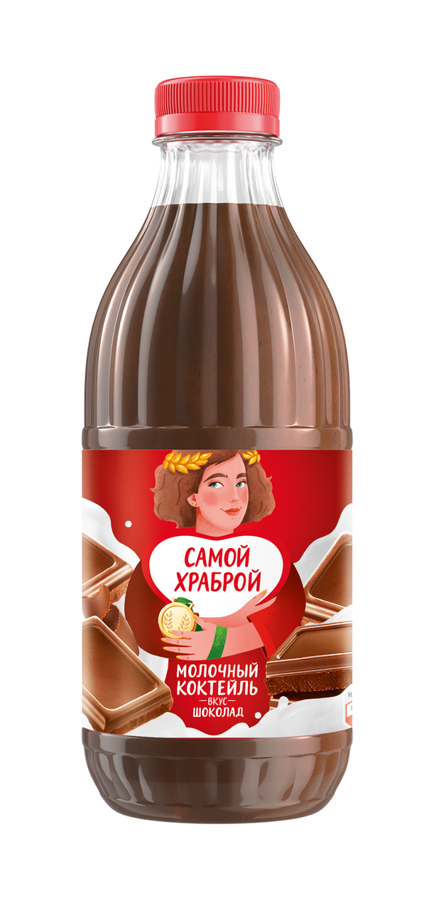 Молочный коктейль с сиропом