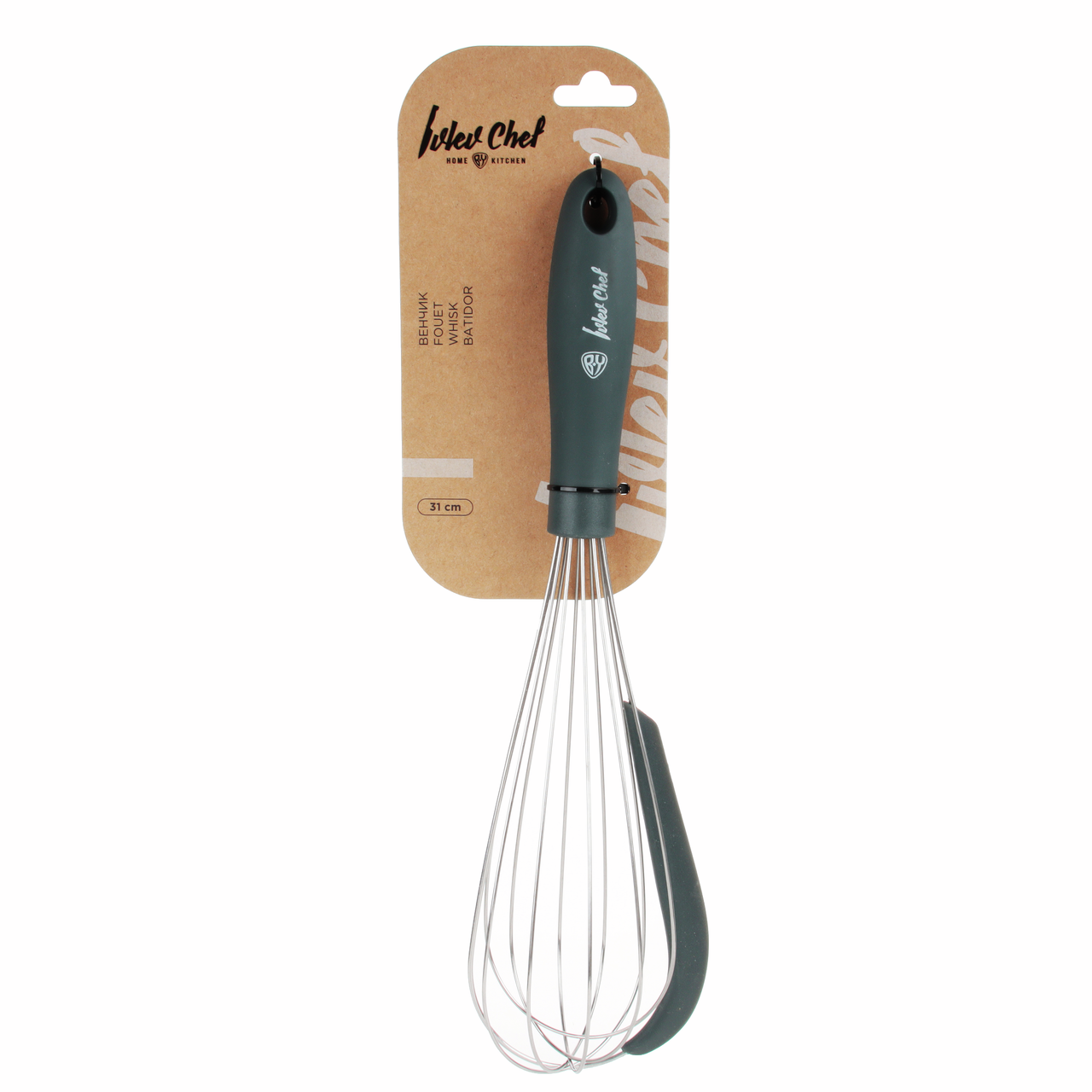 Венчик Ivlev Chef Fusion с силиконом, 31см