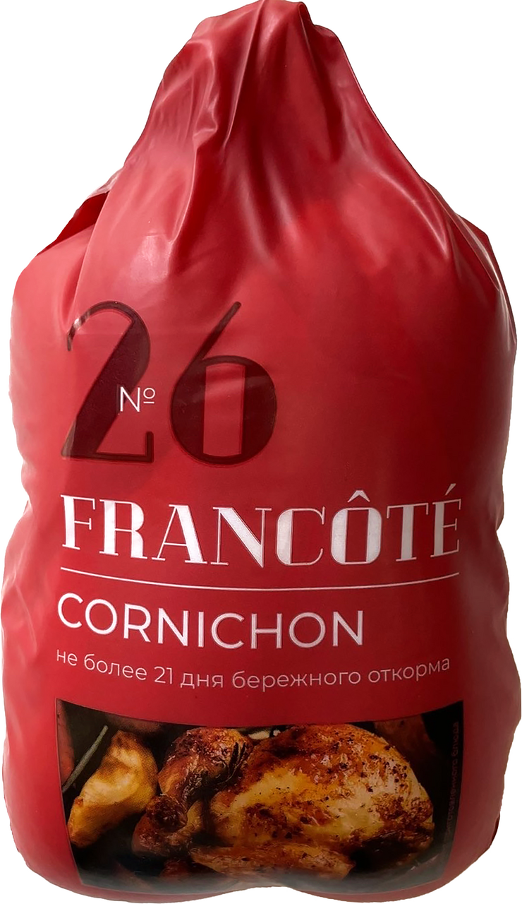 Цыпленок Корнишон Галерея вкуса Francote замороженный, ~500-750г купить с  доставкой на дом, цены в интернет-магазине