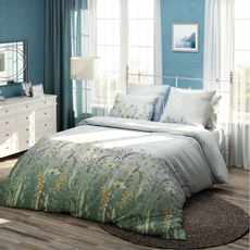 Комплект постельного белья Самойловский текстиль день-ночь евро бязь