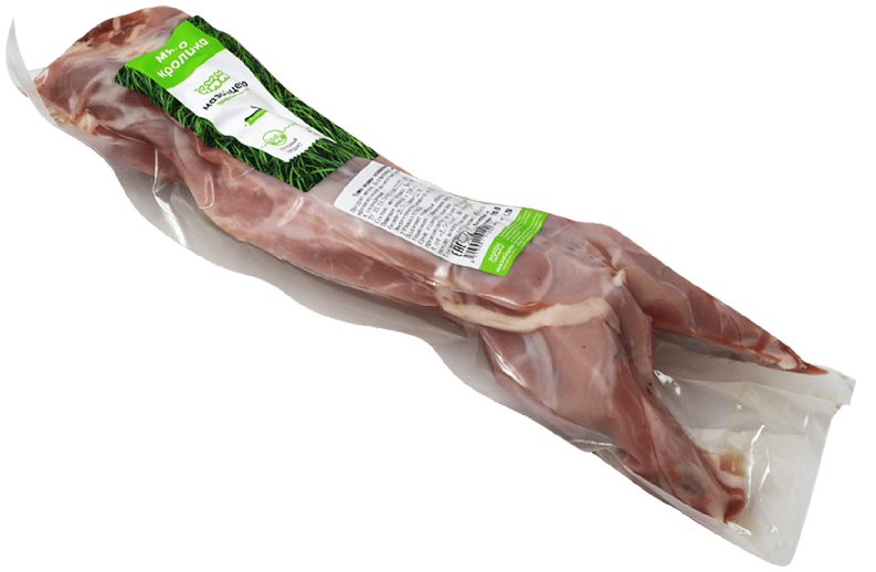 Тушка кролика Мазайцево половина охлажденная, ~1кг