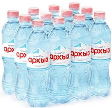 Вода Легенда гор Архыз питьевая газированная, 500мл x 12 шт