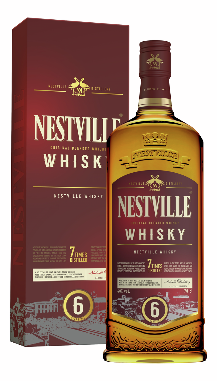 Виски Nestville 6 лет в подарочной упаковке, 0.7л