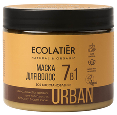 Маска для волос Ecolatier Sos-восстановление 7в1, 380мл