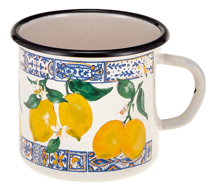 Кружка Hitt лимонная мозаика, 400мл