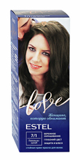 Крем-краска Estel Love для волос тон 7-1 пепельно-русый, 100мл