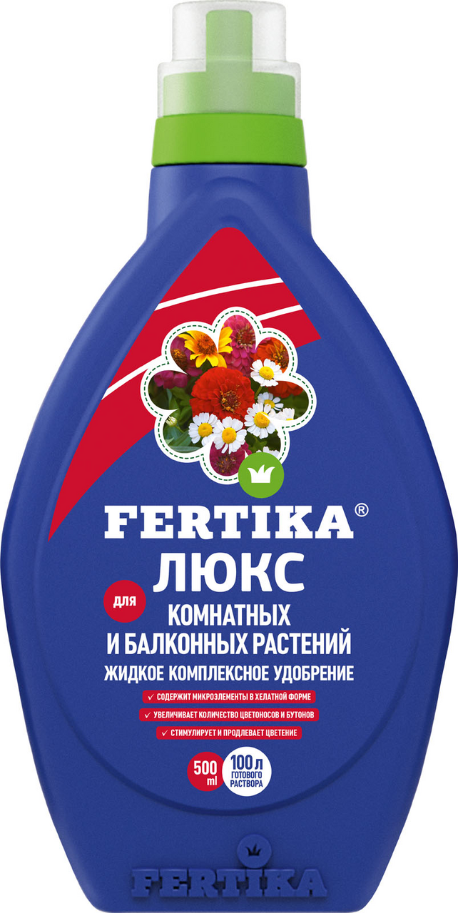 Удобрение Fertika для комнатных растений люкс, 500мл