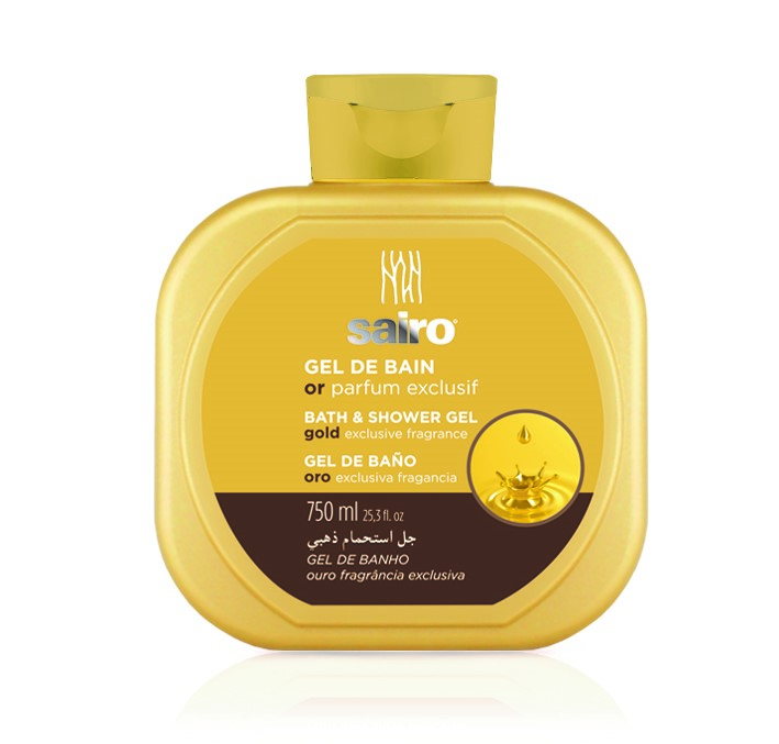 Изображение товара Гель для душа Sairo Голд 750мл для нежной кожи