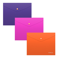 Папка-конверт Erich Krause Soft Caribbean на кнопке А5