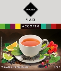 RIOBA Чай ассорти пакетированный 9 вкусов, 173г