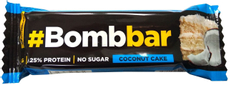 Батончик протеиновый Bombbar Кокосовый торт-шоколад без сахара, 40г