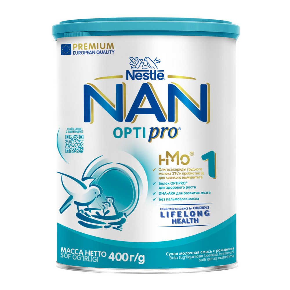 Изображение товара Смесь молочная детская NAN 1 Optipro с рождения, 400г