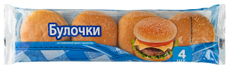 Булочка для гамбургера Bimbo с кунжутом, 240г