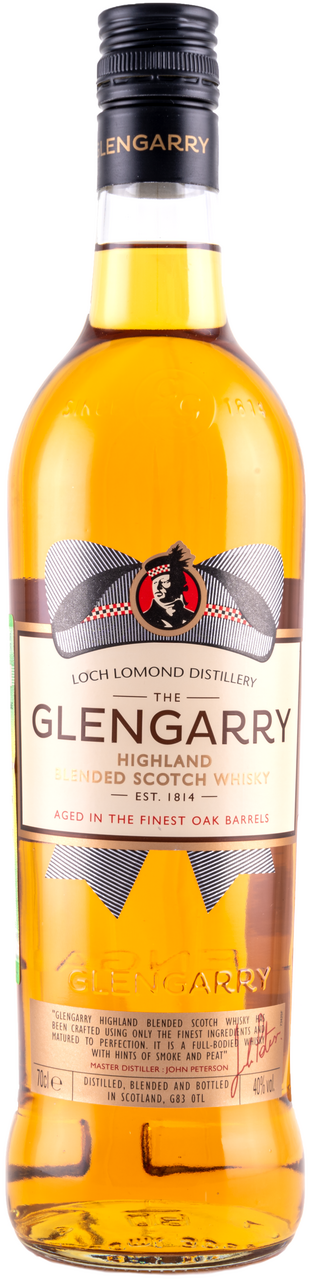 Изображение товара Шотландский купажированный виски Glengarry 0.7л, выдержка 3 года, 40%