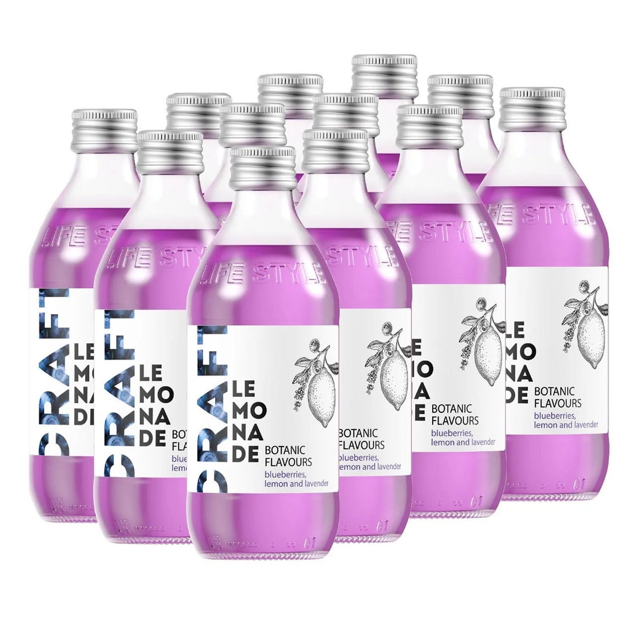 Лимонад Star Bar Craft черника-лимон-лаванда, 330мл x 12 шт