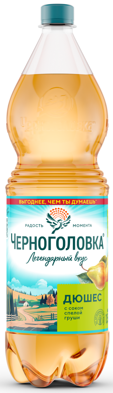 Изображение товара Лимонад Черноголовка Дюшес газированный, 1.5л