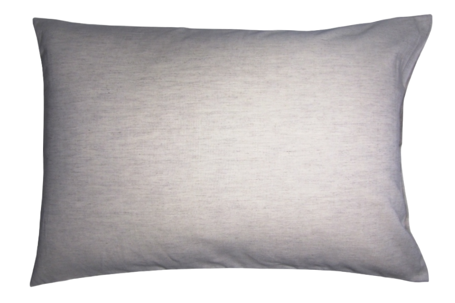 Tarrington House Наволочка серая сатин на молнии, 50 x 70см