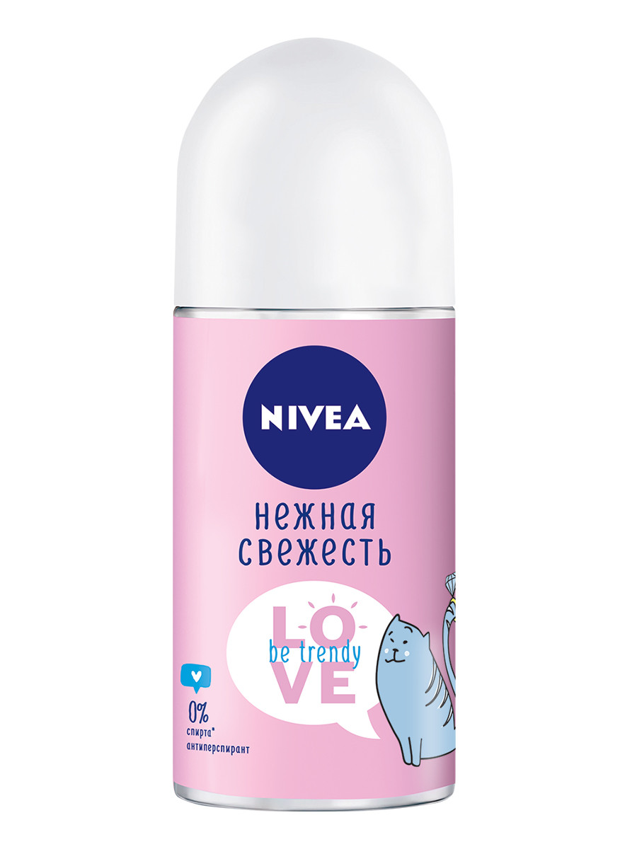 Изображение товара Антиперспирант-ролик Nivea Love Be trendy Нежная свежесть, 50мл