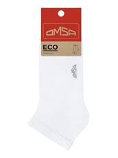 Носки Omsa Eco женские белые хлопок-полиамид укороченные размер 35-38 252