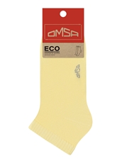 Носки Omsa Eco женские желтые хлопок-полиамид укороченные размер 39-41 252