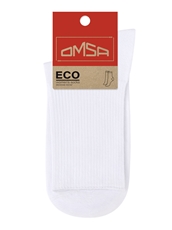 Носки Omsa Eco женские белые высокие на ослабленной резинке хлопок-полиамид размер 35-38 254