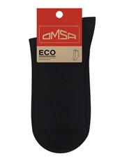 Носки Omsa Eco женские черные высокие на ослабленной резинке хлопок-полиамид размер 35-38 254