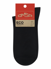 Носки Omsa Eco женские черные высокие на ослабленной резинке хлопок-полиамид размер 39-41 254