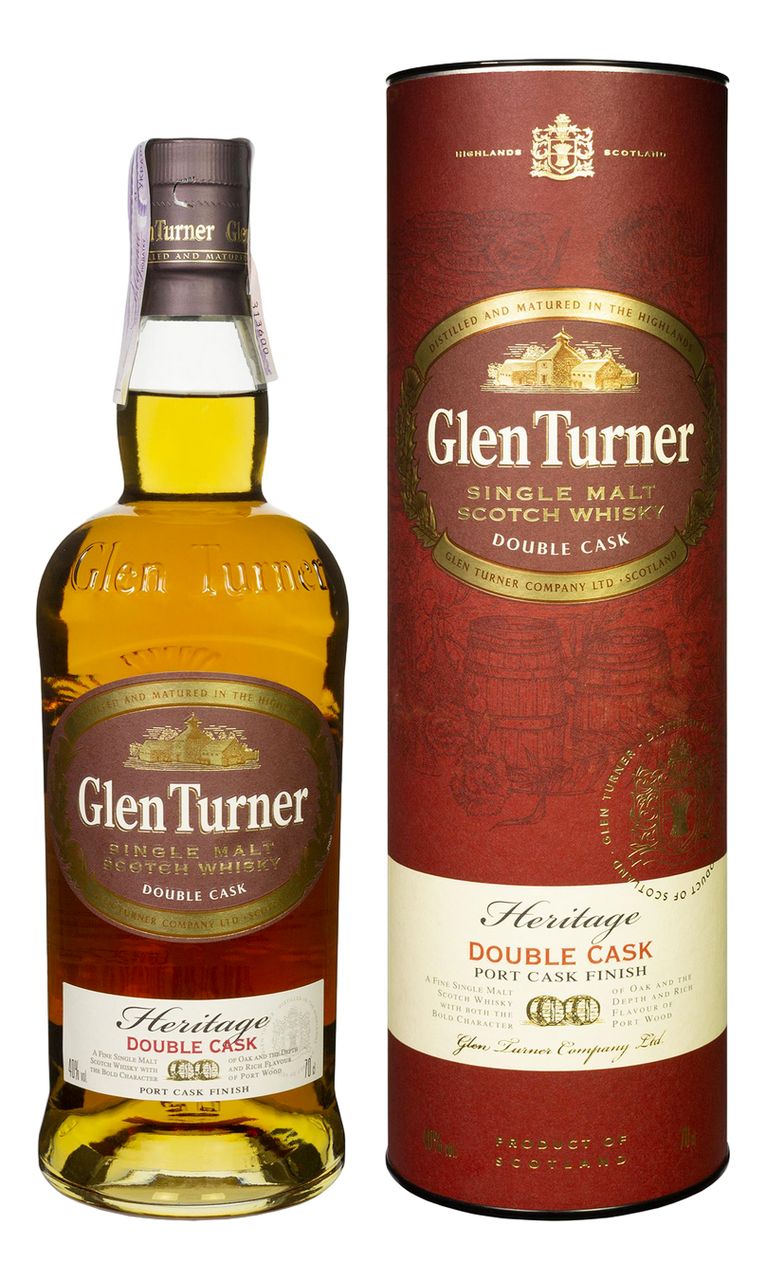 Виски шотландский Glen Turner Heritage Double Cask в подарочной упаковке,  0.7л купить по выгодной цене, самовывоз алкоголя из магазина в Москве