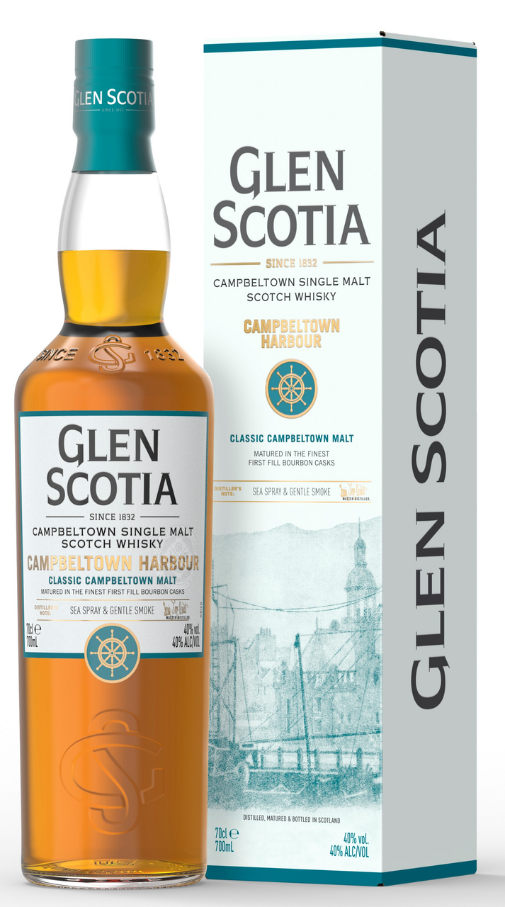 Виски шотландский Glen Scotia Campbeltown Harbour в подарочной упаковке,  0.7л купить по выгодной цене, самовывоз алкоголя из магазина в Москве