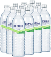 Вода Сенежская минеральная питьевая негазированная, 750мл x 12 шт