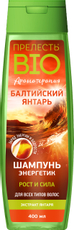 Шампунь-энергетик Прелесть Био балтийский янтарь, 400мл
