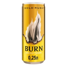 Энергетический напиток Burn Gold Rush, 250мл