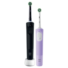 Зубная щетка Oral-B Vitality Pro электрическая черная + дополнительные ручки, 2шт