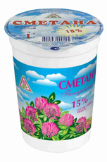 Сметана Пискаревское 15%, 450г